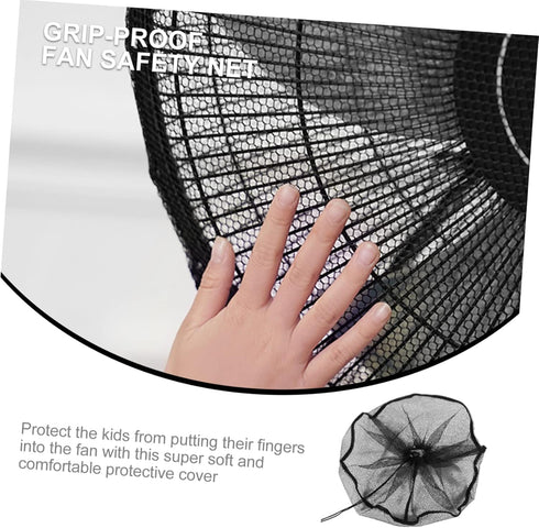 Hemoton 3pcs Electric Fan Safety Cover Household Fans Fan for Baby Fan for Desk Box Fan 20 Inch Fan Safety Protection Cover Rotating Fan Grip-proof Fan Safety Net Grip-proof Fan Net Black by Hemoton