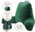 2 Clara Clark Reading Pillow with Shredded Memory Foam Includes Neck and Lumber Support Pillows, Designed for Sitting