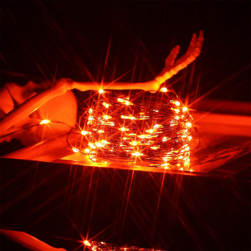 2 Pack 33ft 8 Beingreat USB Plug-in Fairy Lights, Mini led String Lights Black Wire with Modes for Halloween Christmas