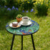 Outdoor Side Table Patio Side Tables for Outside End Tables Small Outdoor Table Round Patio Coffee Table Modern Metal