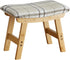 viewcare Foot Stools Ottoman, Small Soft Footrest Ottoman with Wood Legs, Sofa