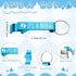 50 Sets 1.5 oz Vesici Baby Shower Favors for Guests Stainless Steel Shot Glasses Cute Bottle Opener Keychains Thank You