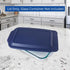 Replacement Lid Cover for Pyrex - 3 QT Glass Baking Dish Casserole Container 233-PC (Navy)