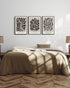 VIYYIEA 3 Pcs Modern Abstract Black Framed Wall Art, Matisse Bedroom Decor, Large Canvas Print Set of 3