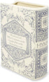 Steel Mill & Co Original Book-Shaped Decorative Vase, Ceramic Vases for Home Decor, Cute Christian Bookshelf Decor