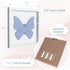 3D Set 3 (7x7) Tide and Tales Butterfly Room Decor for Girls, of Framed Wooden Wall Art for Nursery, Nature-Inspired