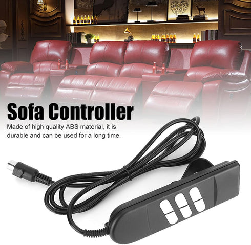 Ymiko 5 Pin Wired Bed Remote Control Replacement for Celebrity Chair, Invacare Okin Power Recliner Handsets
