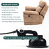 ICYANG Universal Oval Black Plastic Recliner Release Pull Handle - Fits Ashley and Major Brands