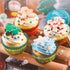 600PCS/Set Muffin Cupcake Paper Cups, Cake Forms Cupcake Liner Baking Muffin Box Party Tray Decorating Tools