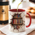 3D Bookshelf Mug - Gift For Book Lovers - Gift For Librarians - Library Bookshelf Cup - Library Mug - Bookish Coffee