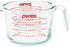 Pyrex 4-Cup Glass Measuring Cup - Essential Kitchen Tool for Baking and Cooking, Dishwasher & Microwave Safe