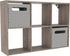 ClosetMaid Mini 6-Cube Desktop Storage: Wall Mount Organizer, Weathered Teak