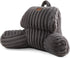 Amlie Home Faux Fur Reading Pillow with Pocket for Sitting in Bed,