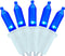 YULETIME 200 Blue LED Christmas Lights with White Wire, Pack of 2 Strands, 33 Feet 100 Lights