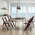 1 VINGLI Resin Folding Chairs with Cushion, Foldable Plastic Chair with Comfortable Padded Seats, Perfect for Event