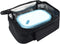 KIMISS Portable Mini Car Microwave 12V Electric Oven, Fast Heating Picnic Box for Travel & Camping, Black