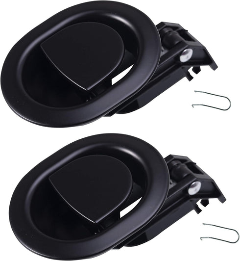 2Pcs Sturdy Universal All-Metal Sofa Chair Recliner Release Pull Handle Replacement Parts, Fits Ashley, Lazy Boy, 3" x