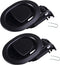 2Pcs Sturdy Universal All-Metal Sofa Chair Recliner Release Pull Handle Replacement Parts, Fits Ashley, Lazy Boy, 3" x
