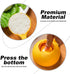 Rice Ball Spoon, 5Pcs Plastic Rice Paddle, Non Stick Rice Scooper for Kitchen, Restaurant, Sushi Making (Yellow)