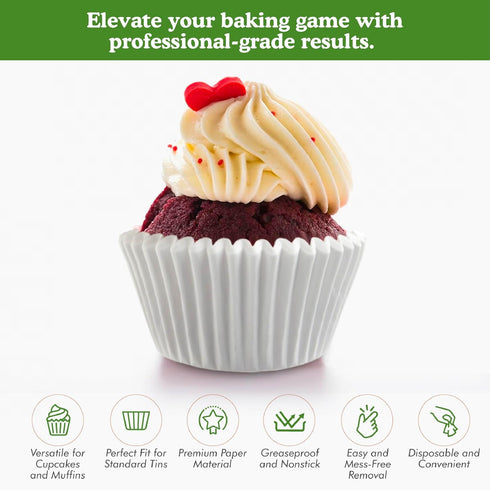 Regency Wraps Mini Size Baking Cups, 72 Pack, Greaseproof Cupcake Muffin Liners