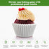 Regency Wraps Mini Size Baking Cups, 72 Pack, Greaseproof Cupcake Muffin Liners