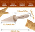 Wood Cone Roller, Pizzelle Roller, Krumkake Ice Cream Cone Mold, Natural Waffle Cone Pastry Tool for Baking