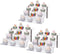 Acrylic Riser Shelf, 4 Tier Clear Display Stand for Collectibles, Cupcakes, Perfumes, 11.8 x 10.8 x 6.5 in