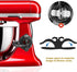Sliding Mat for KitchenAid 4.5-5 Qt Stand Mixer with 1Pc Cord Organizer & 3Pcs Attachment Holder for Counter