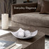 Counter Creative Scents White Marble Look Coffee Table Decor for Living/Dining Room, Modern White Catch-All Key Dish