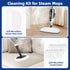 4 Pack 4 LOVECO Steam Mop Pads + Microfiber Small Cloths Compatible with KGHKGH & Sprobil & Rvwsx Steam Mop Steam