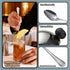 RyanDesign 9.5 Inch 2-Pack Long Handle Stainless Steel Spoon - Ice Tea Spoon, Coffee Stirrer, Cocktail Mixing Spoon