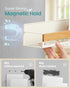 4 Pack, 2 2 UKCS062WD01 SONGMICS Magnetic Spice Rack for Refrigerator, Large and Small Kitchen Magnetic Shelves