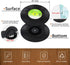 Funny Retro Record Coasters for Drinks, Set of 6 Vinyl Player Holder for Music Lovers, Conversation Piece Drink Coasters