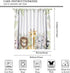 SGLyuliang 42x54 Inches, 75% Nursery Curtains Jungle Safari Theme with Giraffe Print, Kids Room Classroom Decor