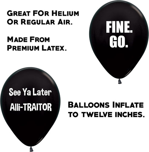 ROFLmart 42 Funny Coworker Going Away Last Day Office Party Decorations Balloons