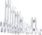 Boao 24 Pieces Plastic Easel Plate Holders - 3/4/5/6 Inch Stands for Weddings and Home Decoration