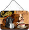 Caroline's Treasures English Bulldog Morning Coffee Wall or Door Hanging Prints, 8x12, Multicolor
