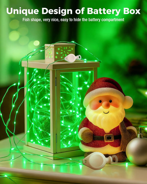6 Pack 7FT 20 btfarm Fairy Lights Battery Operated, LED Mini String Lights Waterproof Silver Wire for Mason Jars