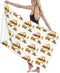 Ouqiuwa Boy's Favorite Toy, Cartoon Machinery Excavator Truck and Loader, Microfiber Soft Large Shower Towels