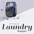 Handy Laundry Collapsible Mesh Foldable Hamper, 14" x 14" x 24", Navy Blue