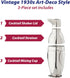 HIC Kitchen Bar Penguin Cocktail Shaker, 18/8 Stainless Steel, 18-Ounce, 3-Piece Set
