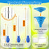 2PCS 9" 22" 8 oz Bulb Diatomaceous Earth Powder Duster, Longer to Retractable Garden Powder Applicator Dispenser