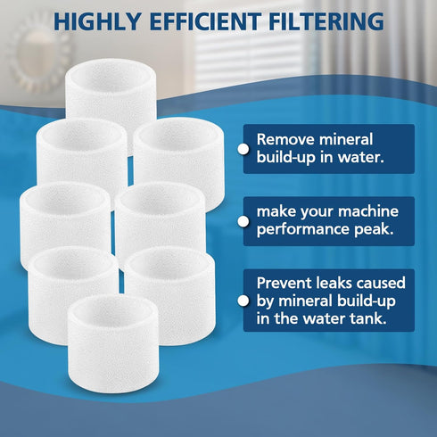 30-Pack Top Fill Humidifier Replacement Filters for LEVOIT Classic160, Dual150, Dual200S, and More