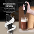 ChefWave Handheld Milk Frother with Stand (Black)