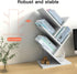Godferyxin Bookshelf, 5-Tier Book Storage Organizer Shelves, Floor Standing Bookcase for Office Home School Display