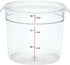 Cambro Food Storage Container, Round Series, 6 QT, Commercial Grade for Food Prep