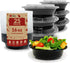 Reli. Meal Prep Container Bowls, 16 oz (25 Pack) - Reusable Plastic Take Out Food Containers with Lids