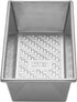 Chicago Metallic 5237969 Uncoated Textured Aluminum 1-Pound Loaf Pan, 9" x 5", Silver