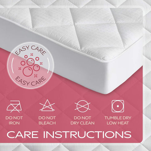 Maxi California King Mattress Pad - Luxurious Cotton Sateen Mattress Protector - Soft, Comfortable, and Breatheable