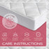 Maxi California King Mattress Pad - Luxurious Cotton Sateen Mattress Protector - Soft, Comfortable, and Breatheable
